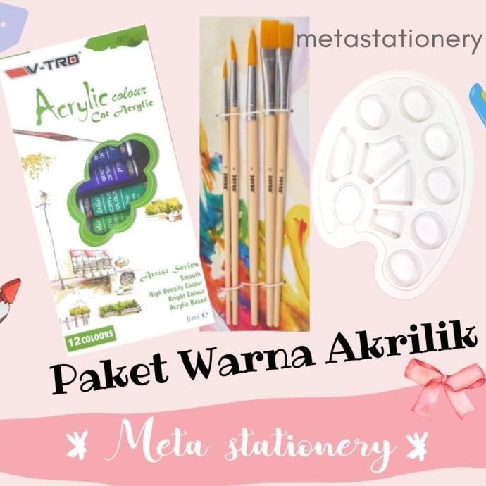 

TERBAIK PAKET LENGKAP MELUKIS CAT ACRYLIC VITRO UNTUK PEMULA LIMITED EDITION