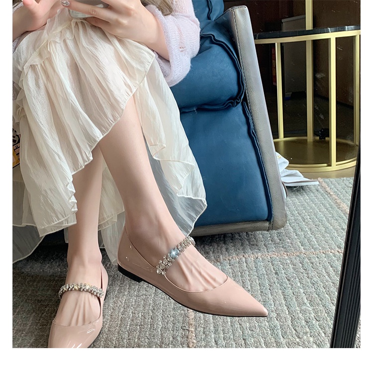 IVY  Sandal Flat Shoes Import Sandal Casual Pesta Wanita Bling Bling