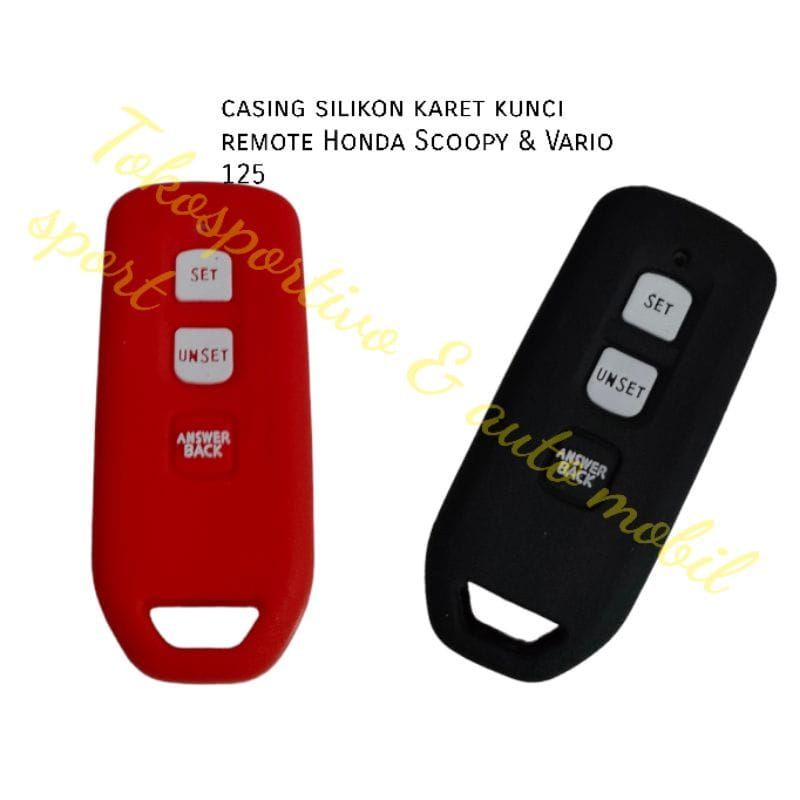 CASING SILIKON SARUNG KONDOM KUNCI REMOTE MOTOR SCOOPY VARIO 125

