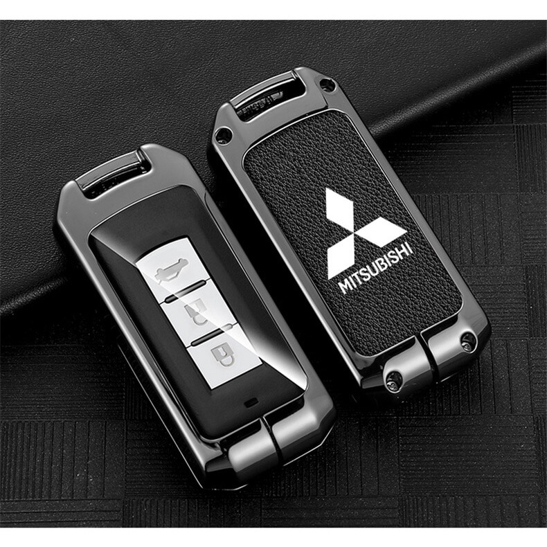 [Tersedia] Untuk Mitsubishi Triton Xpander Montero Strada Montero Sport 2022 Strada 2023 Xpander Cross Zinc Alloy Kulit Penutup Casing Kunci Mobil