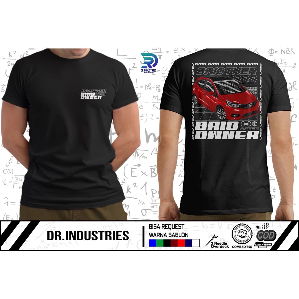 Kaos Brio Owners Indonesia New Style 2022 Terbaru Modifikasi - DR INDUSTRIES