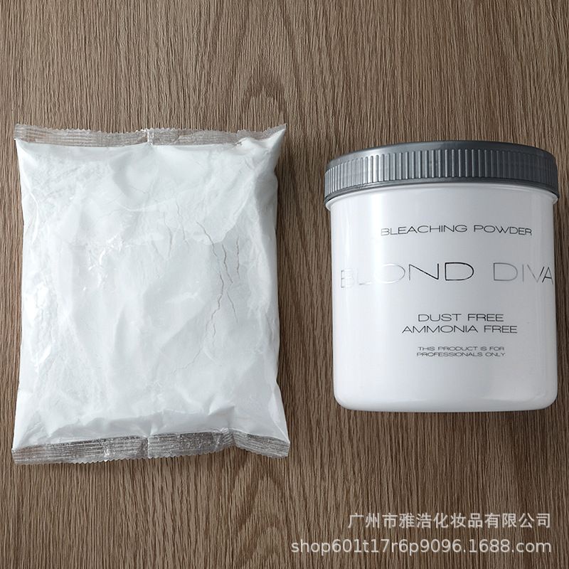 (BISA COD) bleaching rambut Blond DIVA grade A Level 9-10 pot 500GR south KOREA Putih Blonde Original Promo