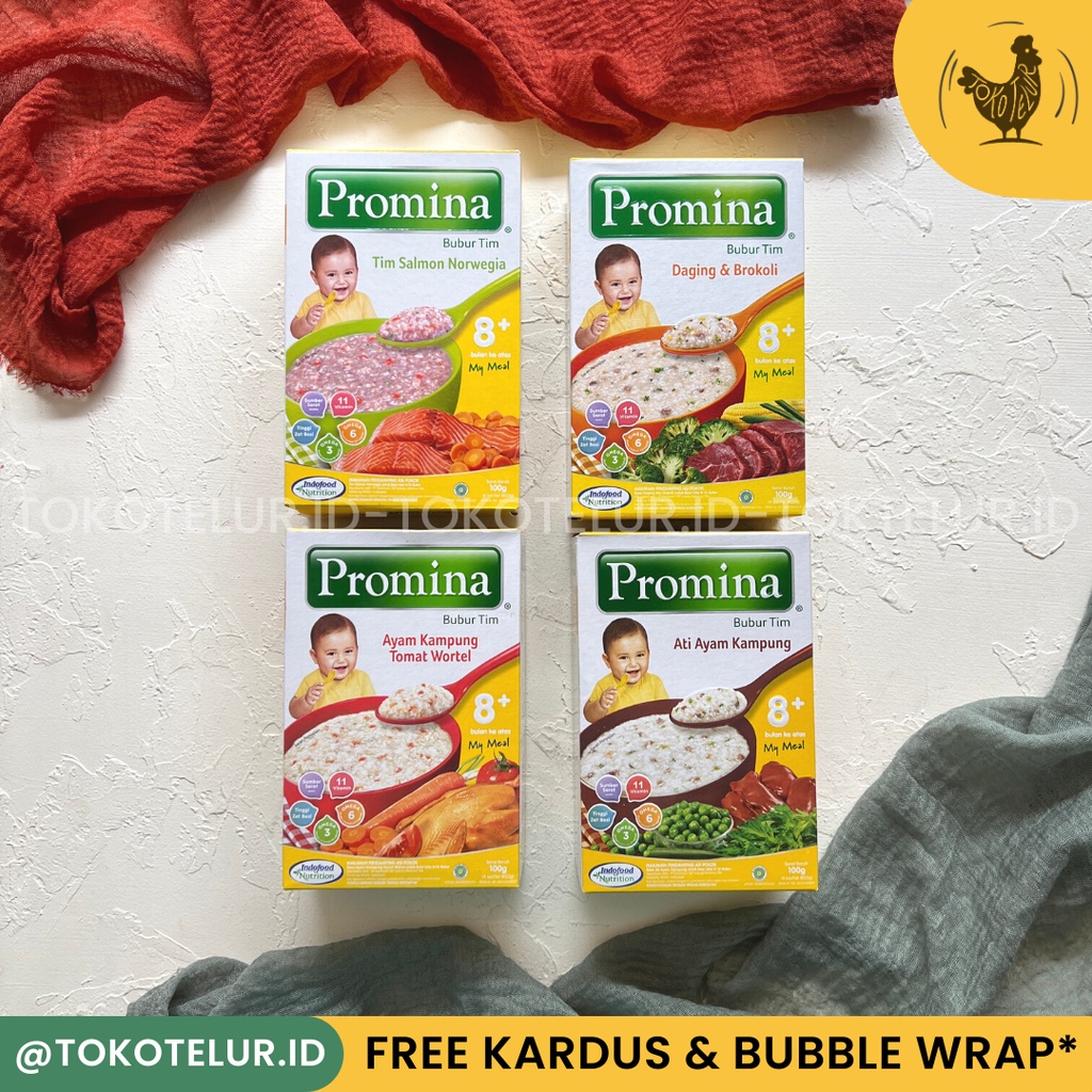 PROMINA - Bubur Tim Bayi 8+ / MPASI Anak Bayi HALAL SEHAT