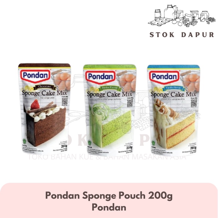 

Pondan sponge cake mix 200 gr