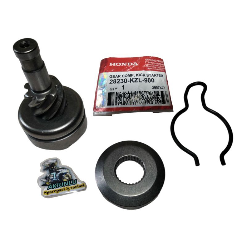 [ KZL ] PINION GIGI KICK STARTER HONDA BEAT FI/BEAT POP/SCOOPY FI/SPACY FI/VARIO 110 FI/VARIO 125