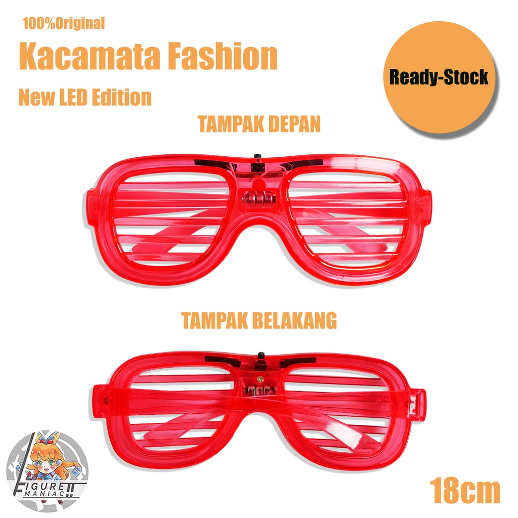 Kacamata LED - Kacamata Lampu LED Luminous / Kacamata LED Colorful / Kacamata Tahun baru