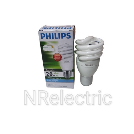 LAMPU PHILIPS TORNADO 20 Watt / spiral