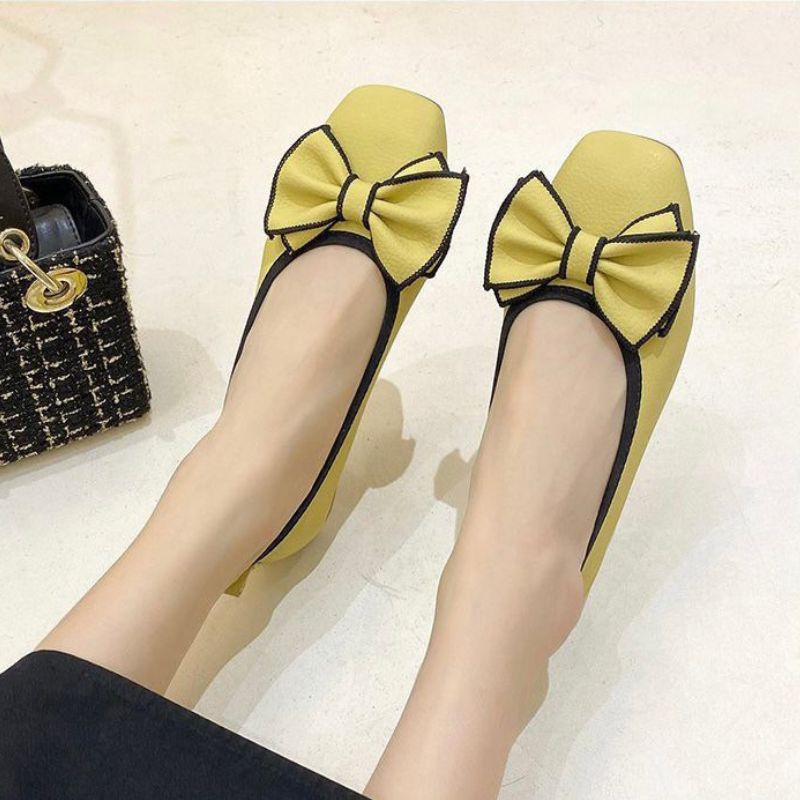 23765 Sepatu kerja wanita import sepatu flat shoes murah kekinian