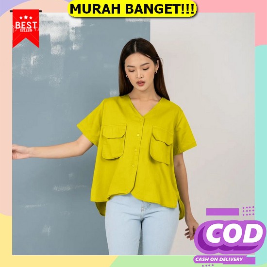 Flanel Oversize Flanel Cewek Kemeja Flanel Bestseller Bahan Adem Keren Import Kemeja Casual Terlaris