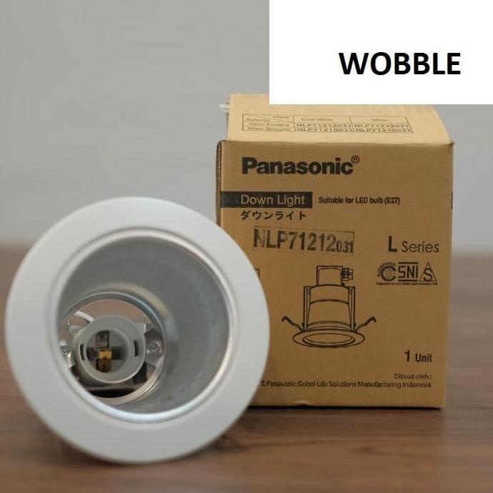 Downlight Fitting Panasonic 3.5" Nlp71212-031 Coolwhite Silver Frosted