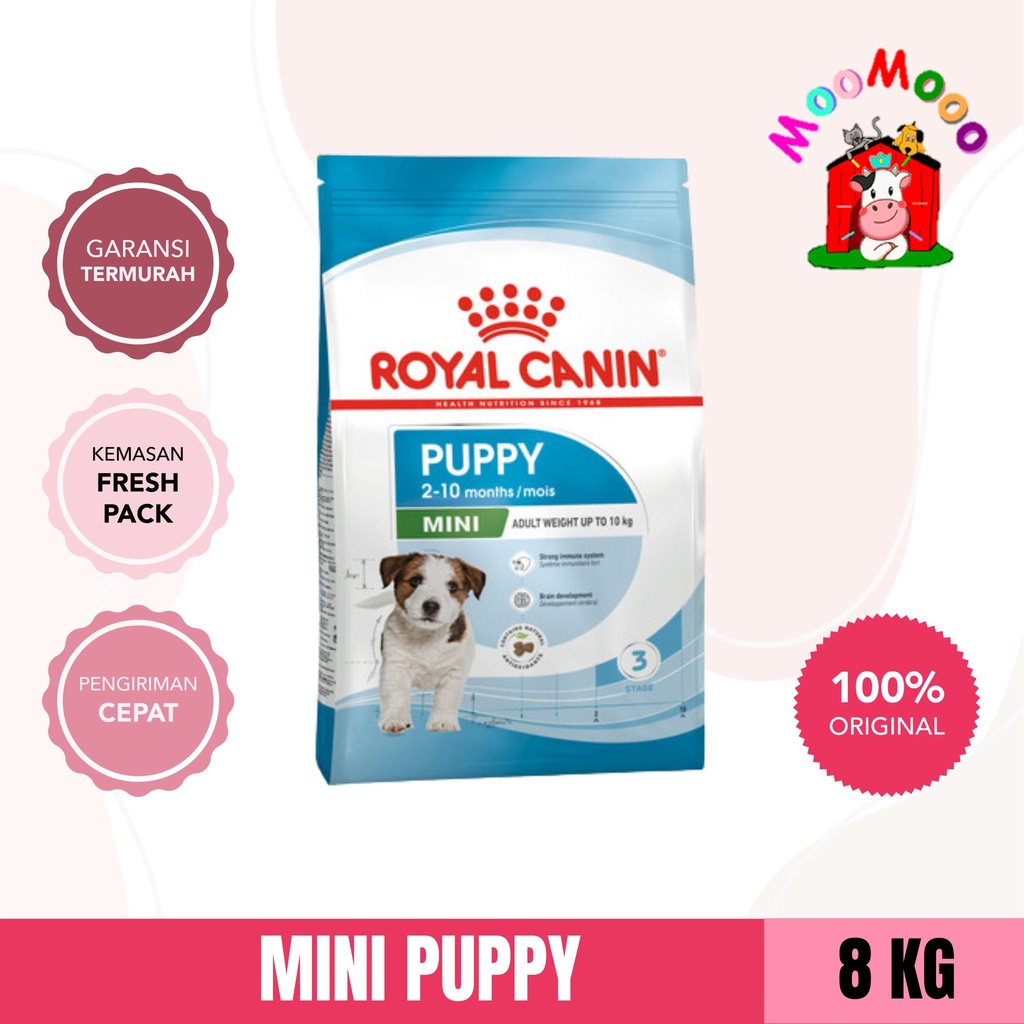 (Khusus Ekspedisi) Royal Canin Mini Puppy 8Kg - Makanan Anjing