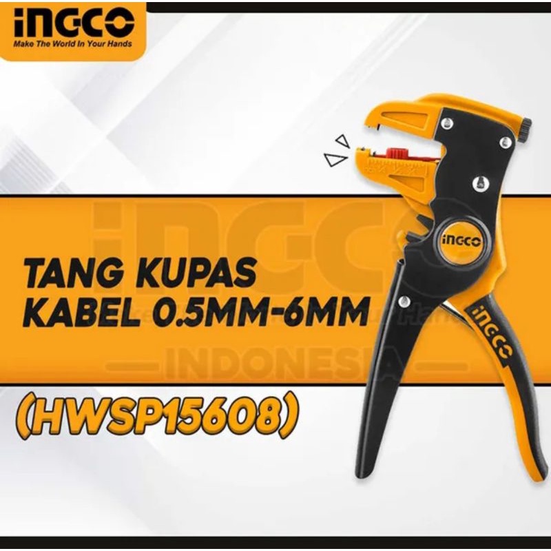 TANG KUPAS KABEL WIRE STRIPPING PLEIRS (HWSP15608)