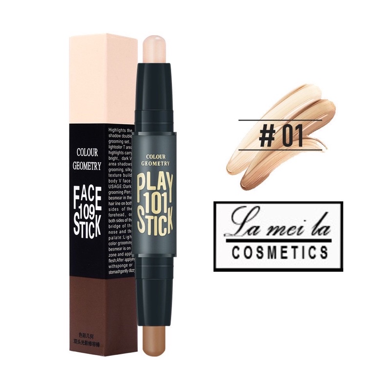 LAMEILA Colour Geometry Face 109 Stick Contour Duo Cocealer Stick LM-1002