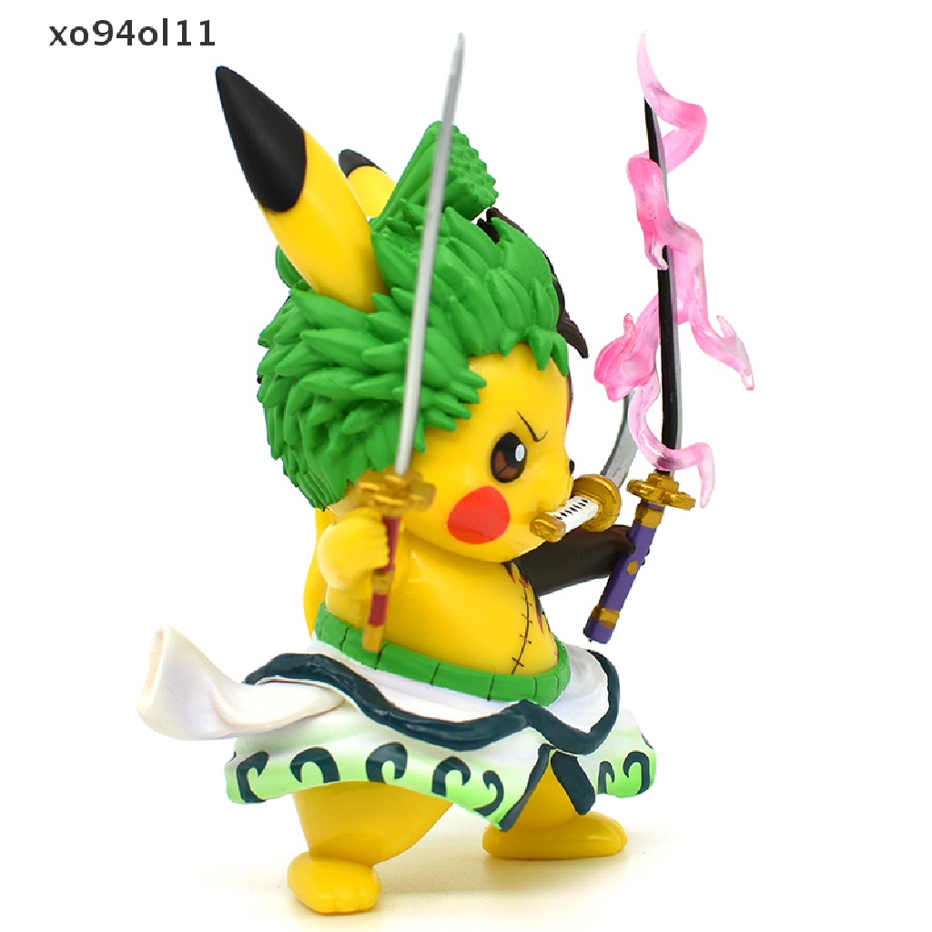 Xo Anime Pokemon Pikachu Cosplay Roronoa Zoro ONE PIECE GK Collection Hadiah Ulang Tahun OL