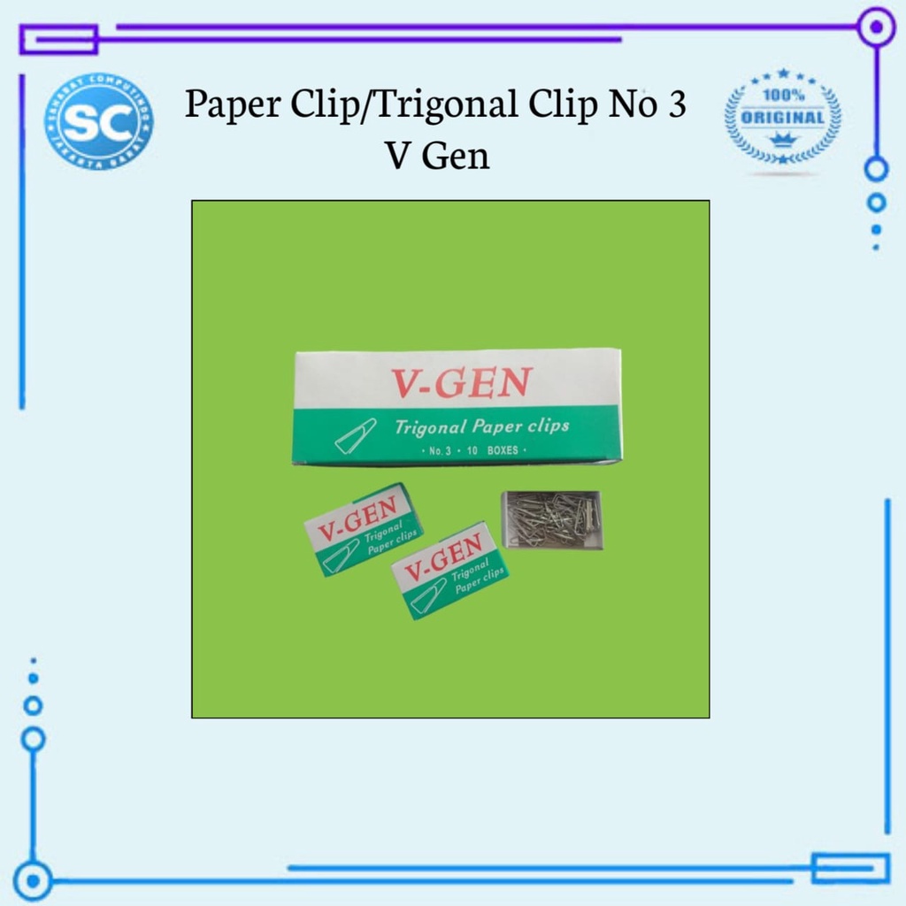 

Paper Clip/Trigonal Clip No 3 V-Gen