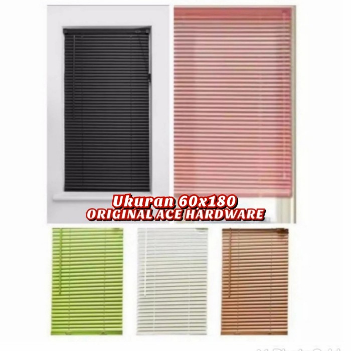 KRIS VENETIAN BLIND / TIRAI GULUNG PVC 60X180 - ORI ACE HARDWARE