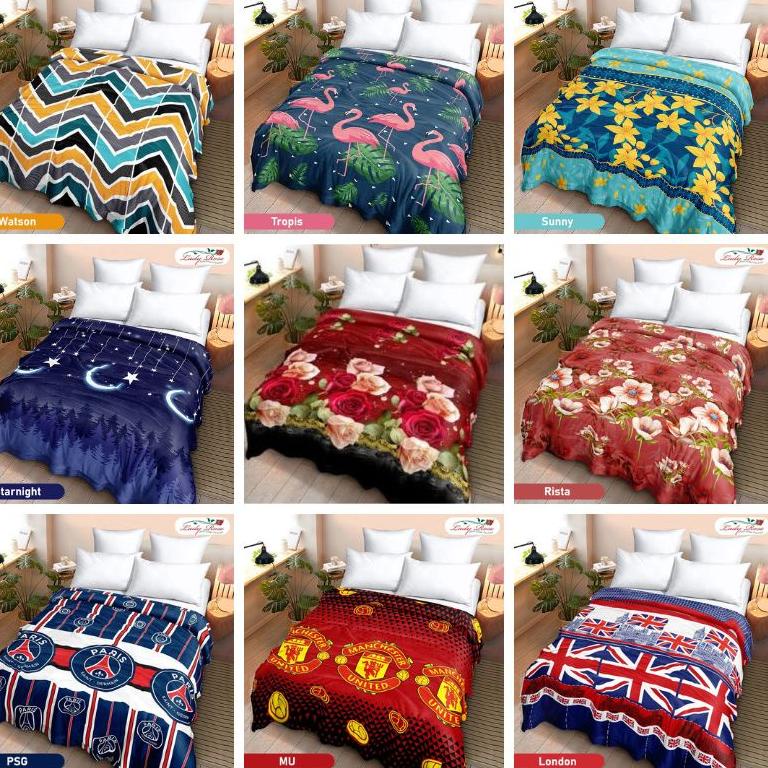 BEST SELLER SELIMUT LADY ROSE UKURAN UKURAN JUMBO 160X200 BY INTERNAL GROUP ✪ 851