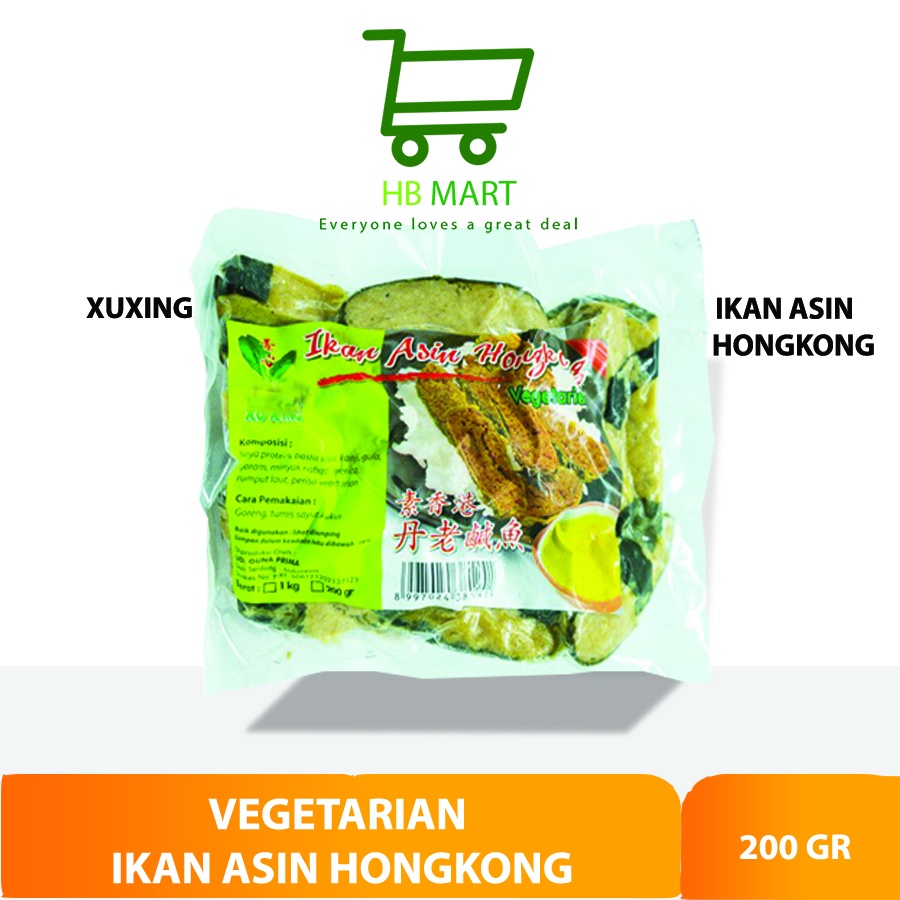

Xu Xing Ikan Asin Hongkong Vegetarian 200 gr
