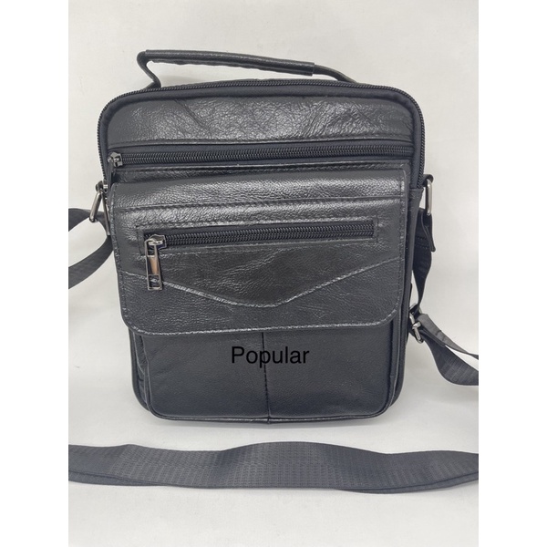 tas slempang kulit asli pria impor/1000