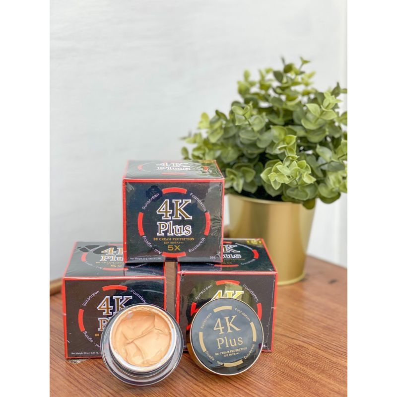 LUINO 4K PLUS DAY CREAM BB FOUNDATION SPF 50 PA+++ ORIGINAL THAILAND