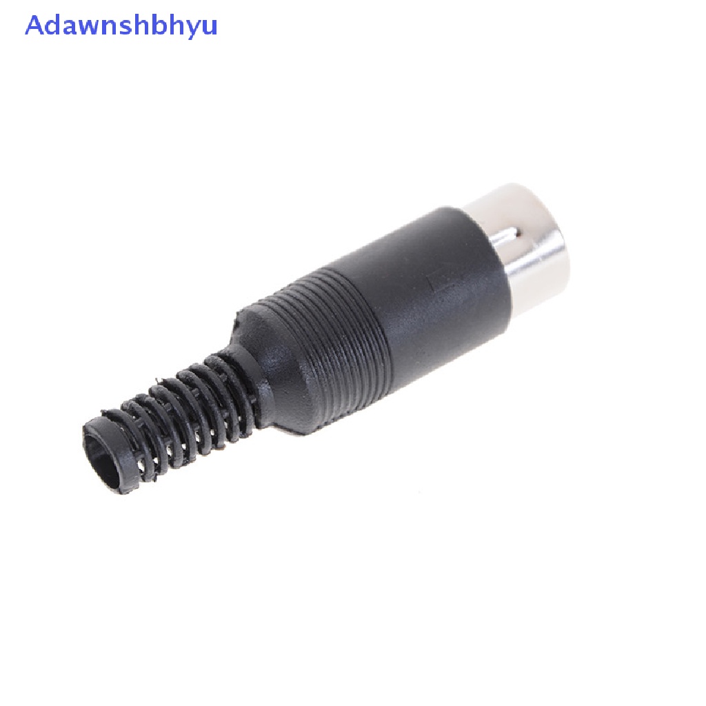 Adhyu 5pcs Konektor DIN male Plug 5pin Dengan Handle Plastik Adaptor Kabel ID