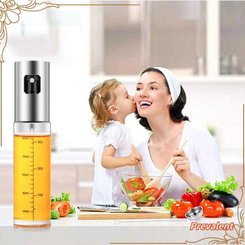 Preva Glass Olive Oil Sprayer 100ml Botol Semprot Minyak Dispenser Minyak Cuka Seasoning Bottle Masak