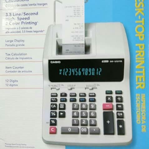 

HEMAT Kalkulator Print Casio DR-120tm