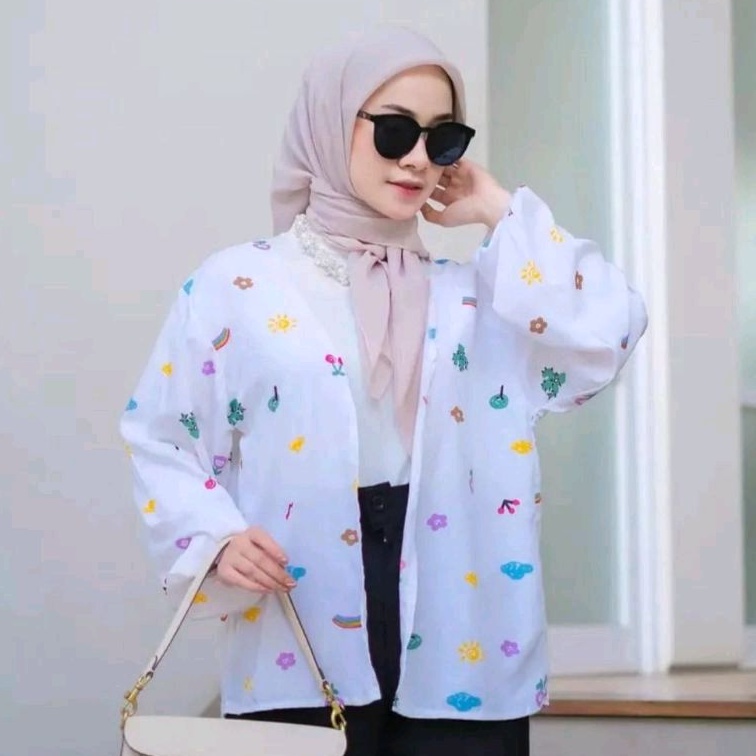 Outer Wanita Cardigan Kekinian Terbaru Bahan Rayon