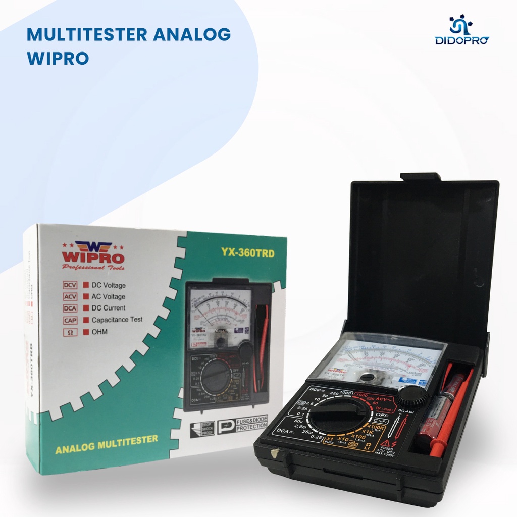 Multitester Multimeter Avometer Analog Wipro YX-360TRD