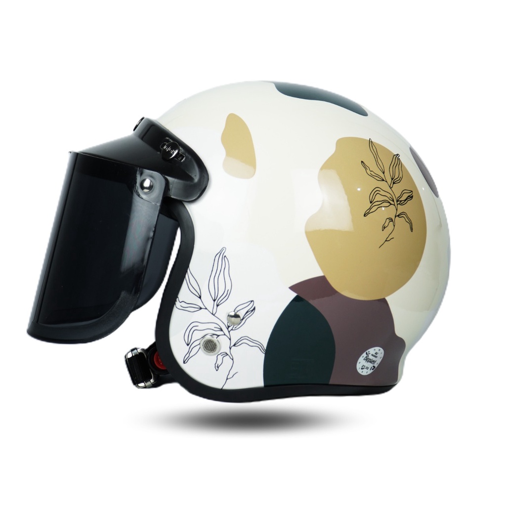 Jual Helm Bogo Wanita Motif Aesthetic Kekinian Viral Estetik Helm Cewek