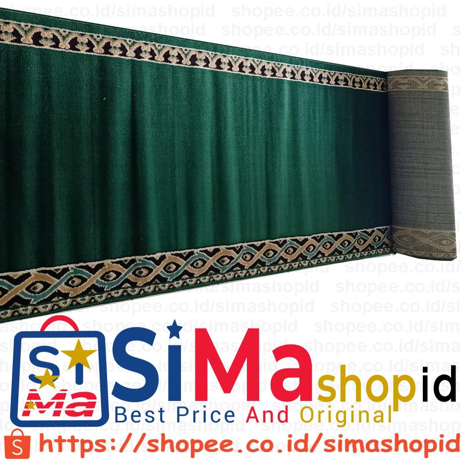 Karpet Sajadah Masjid Mushola Roll Medinah Medenna Madeena Mdgra 1.05m X 5.7m Sejadah