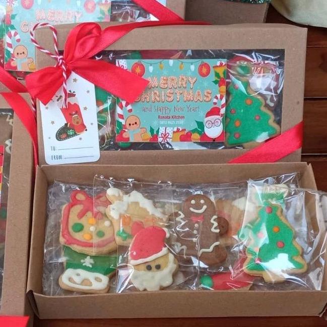 

Hampers natal parcel kue cookies Christmas kado unik