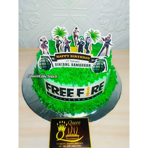 Kue Ulang Tahun Free Fire Kue Ultah Karakter anak roblox stumble guys bsd serpong tangerang selatan 