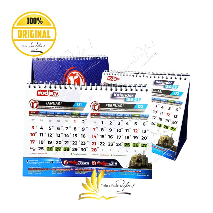 

✨NEW✨ - Kalender Meja Rodja 2021 Masehi