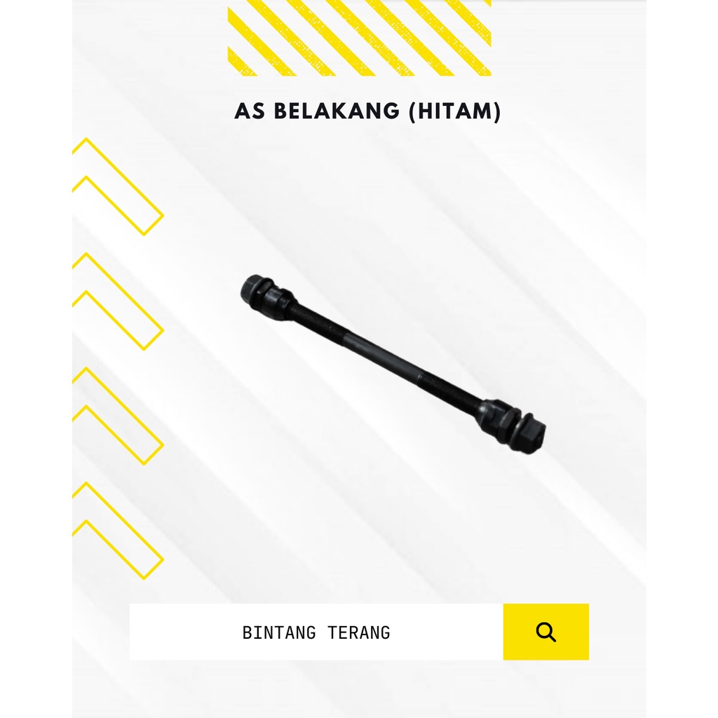 As Roda Belakang Warna Hitam/sepeda mtb bmx roadbike cx sepeda gunung