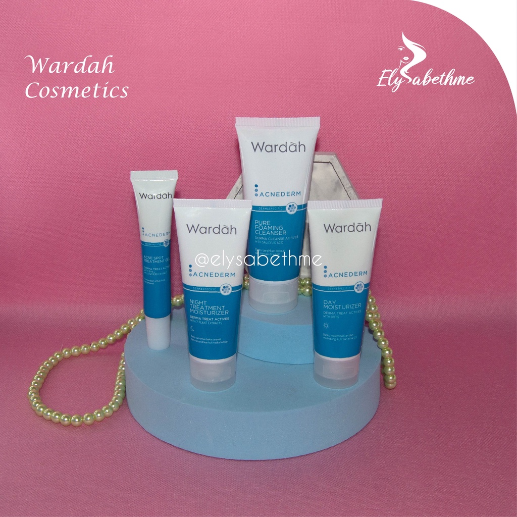 ✿ELYSABETHME✿ 🅆 🄰 🅁 🄳 🄰 🄷 Paket Wardah Acnederm Series untuk mengatasi jerawat membandel acne fighter