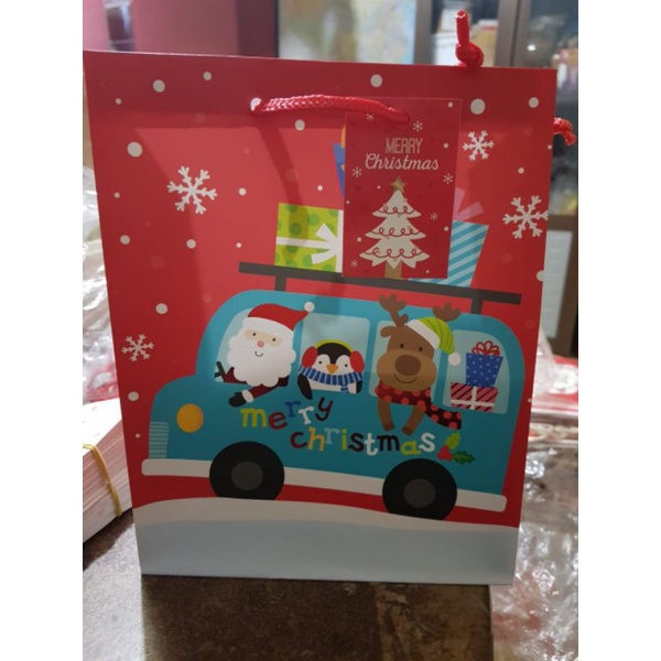 

paper bag natal goodie bag xmas christmas / tas natal kado natal hadiah gift box paperbag