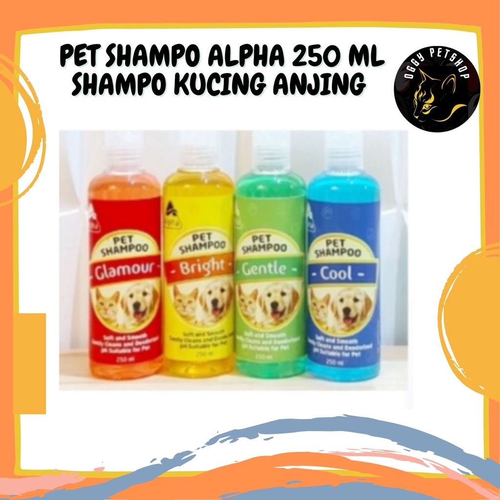 Shampo Kucing ALPHA Pet Sampo Anjing Murah Wangi Anti Kutu Dan Jamur Untuk Shampoo Bulu Rontok Putih