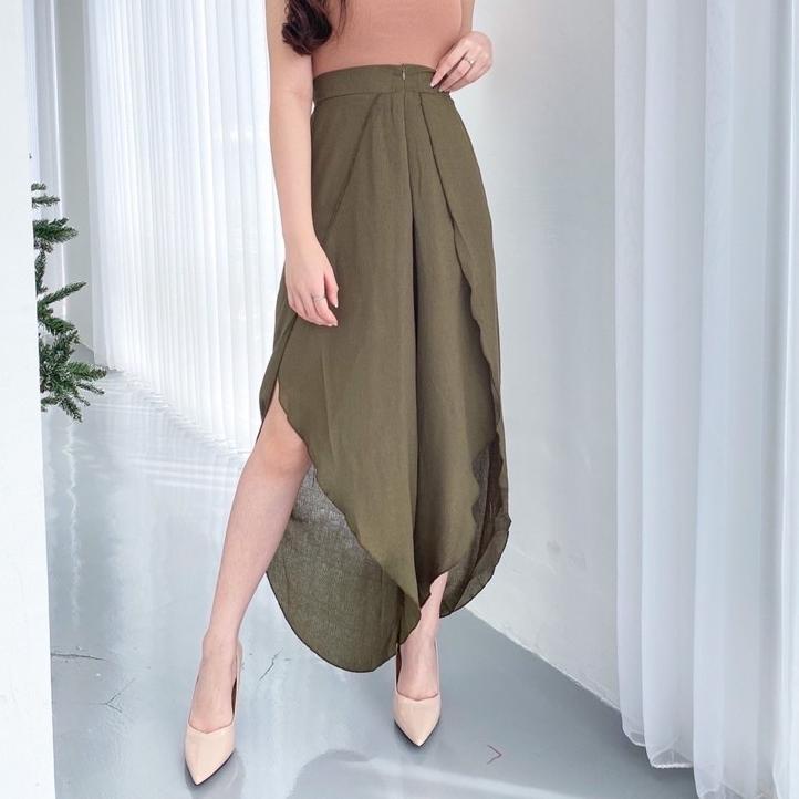 BESTSELLER ESCARPAT PANTS (M-XXL) | See Through Chiffon Pants | Celana Chiffon See Through Petite - 