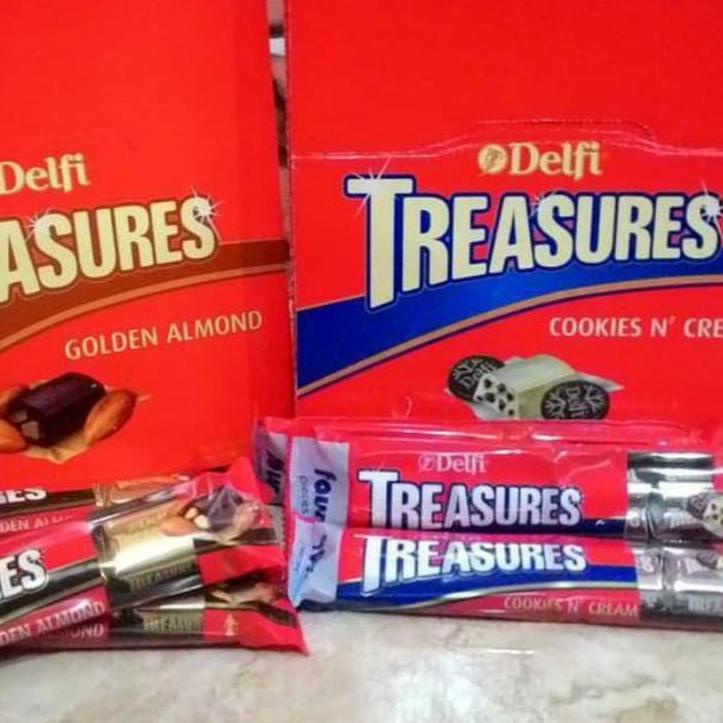 

Terbaik Delfi Treasure Box Isi 24 Bar Pak X 36gr Coklat Golden Almond Cookies and Cream - Cokelat Delfi Treasures 96pcs X 9 gr Kiloan