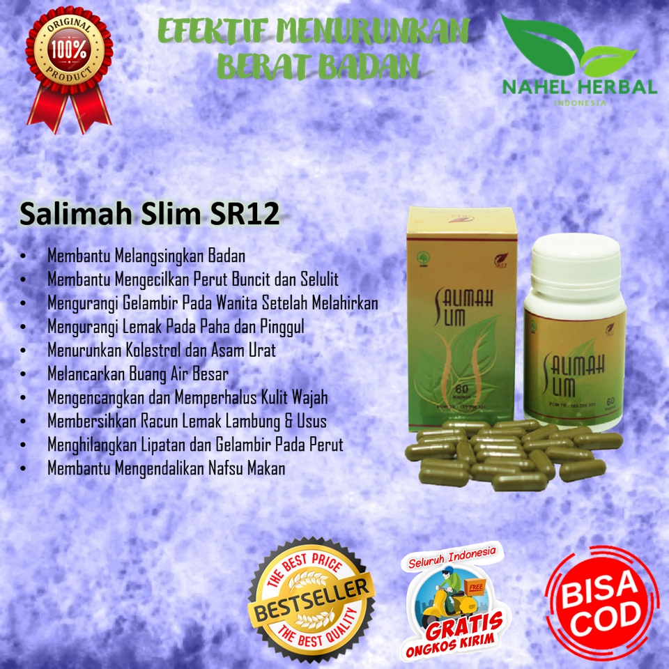 Pengecil Perut Buncit Pria Wanita Super Ampuh Rd - Makanan Diet Sehat Rendah Kalori Halal Bpom - Min