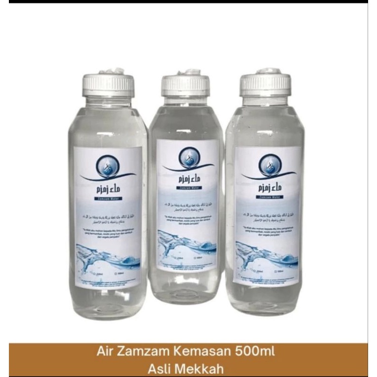 Jual Air Zam Zam Asli 250 500 Ml Shopee Indonesia 8965