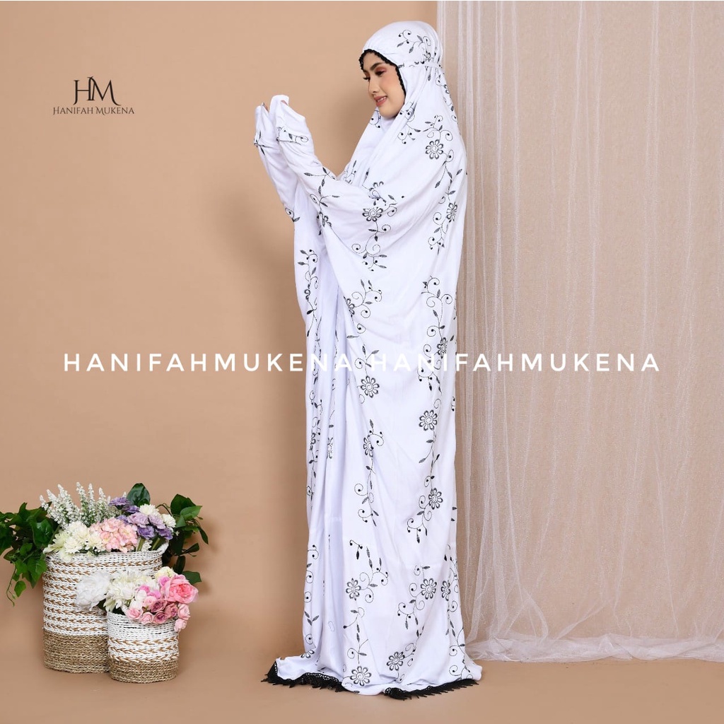 Mukena Terusan Rayon  Super Premium Motif Gracella