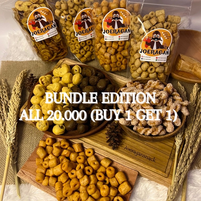 

BUY 1 GET 1 SNACK 100gram KUE SOES , PISANG CARAMEL , ORONG ORONG