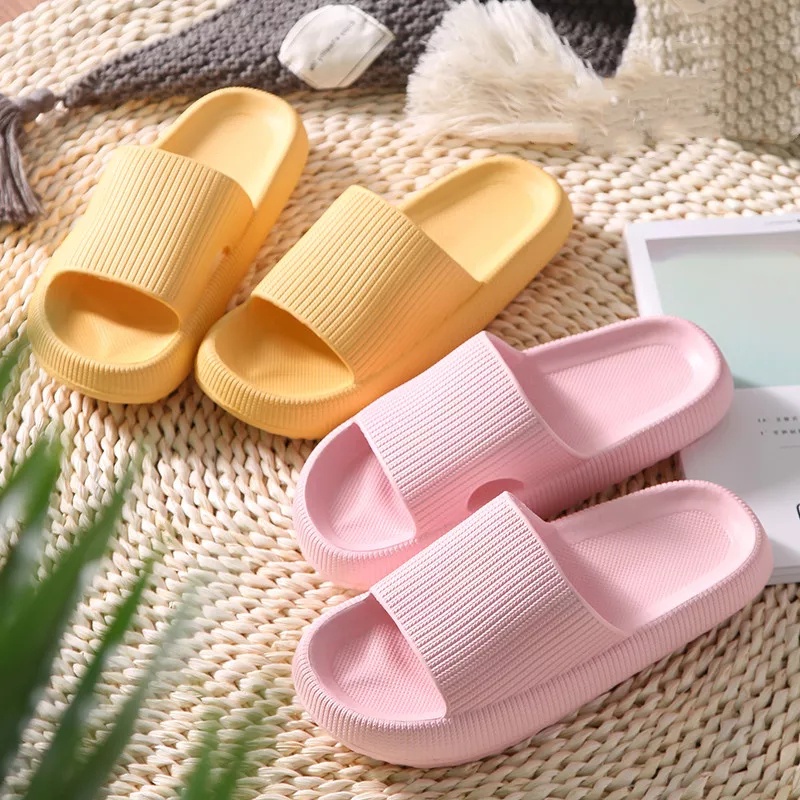 Sandal Karet Wanita EF12 Selop Polos Korean Style High Quality / Sandal Slip On Empuk Real Pict ACC