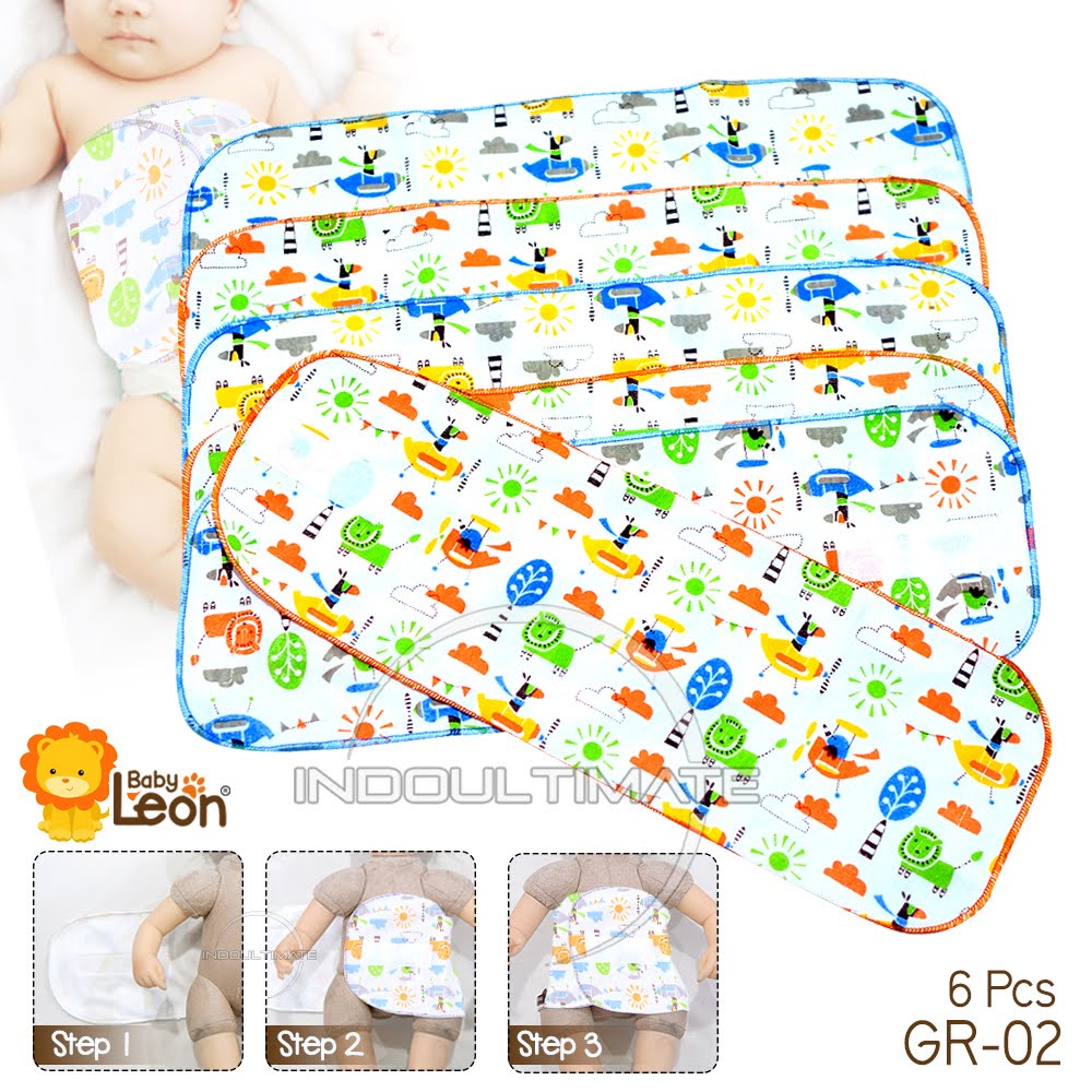 6Pcs Gurita Anak Bayi Perekat Rekat Baru Lahir GR-02 Gurita Bayi Murah Termurah Jumbo Instan Motif Grita Grito Bayi Perekat