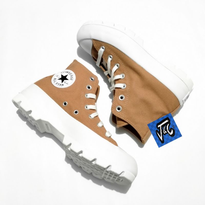 Converse Chuck Taylor All Star Lift Platform Lugged Boot Mineral Clay