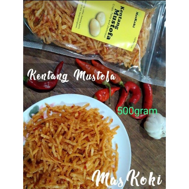 

Kentang Mustofa Mas koki 500gram lauk camilan makanan instan