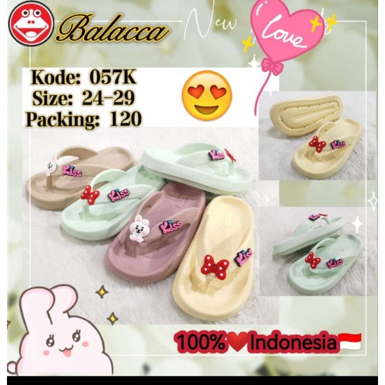 Sandal Japit anak karakter boneka MIXUE 24-35(hilo's 610&amp;710)