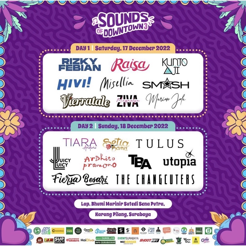 SOUND OF DOWNTOWN Tiket SOD VOL 3 : DAY 1